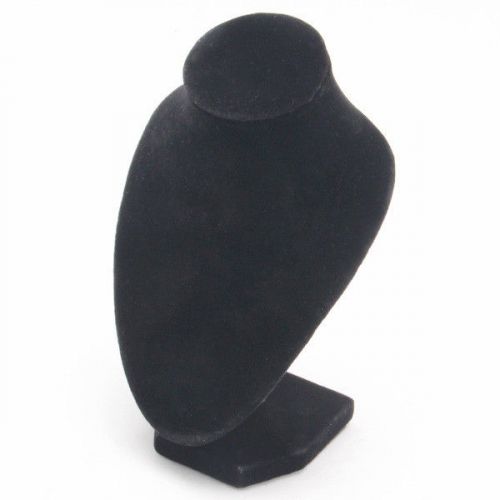 1pcs Black Pendant Necklace Chain Bust Neck Display Holder Stand Showcase