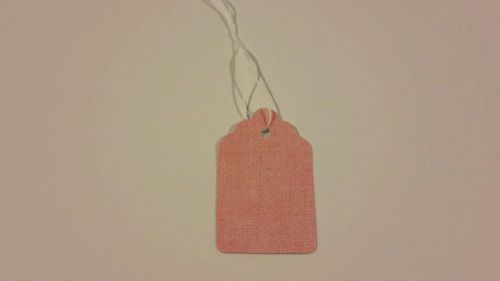 100 1 x 1 5/8&#034; Pink Jeans print price tags with string