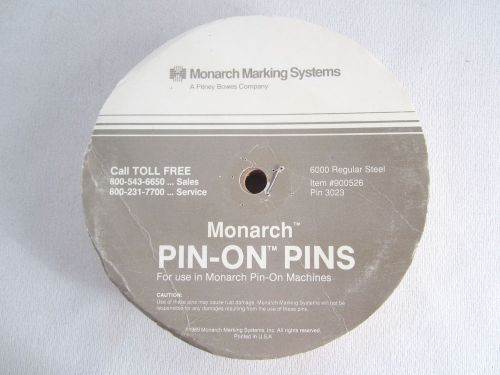 Monarch marking systems pin-on pins - 6000 regular steel item 9000526 pin 3023 for sale