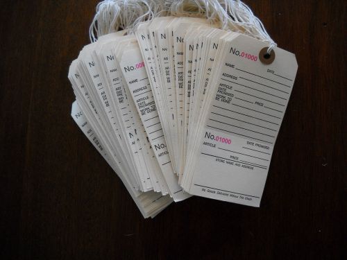 100 New Repair Tags with customer tear-off stub