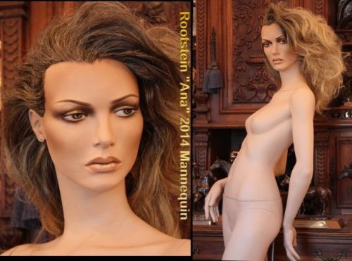 2014 Rootstein Top Model ANA Orig Makeup &amp; Wig Full Size Model Female Mannequin