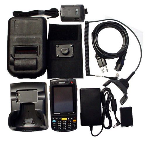 NEW SYMBOL MC7090 WIRELESS PDA MC7090-PK0DJRFA7WR + CRADLE + BLUETOOTH PRINTER