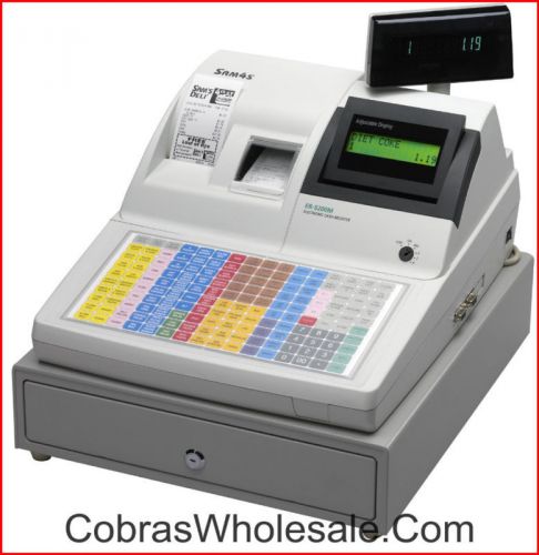 Sam4s er5200m er-5200 cash register retail / restaurant for sale