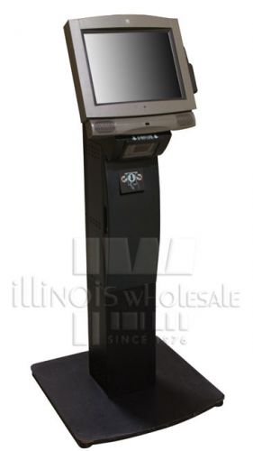 Ncr 7401-2691 complete kiosk with fixed-angle mount, printer &amp; stand for sale