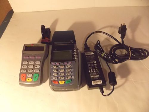 Verifone 510 Wi-Fi credit card terminal and Keypad with power cord sold as is