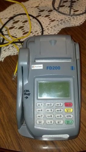 First data fd200 credit card terminal fd 200 for sale