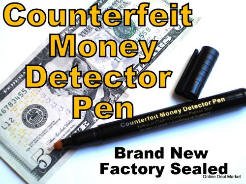 NEW Fake / Counterfeit Money Detector Pen EASY FAST