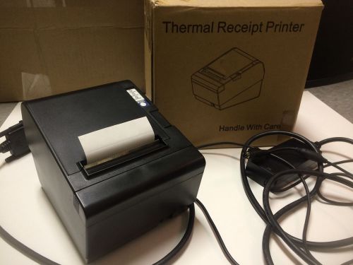 Ultra Fast TM200 Thermal Receipt Printer NIB W/ Power Supply, Serial