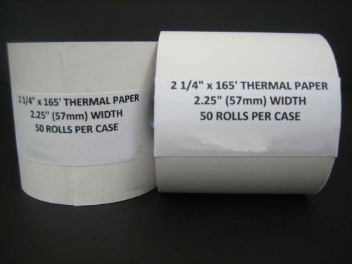 NCR Thermal Receipt Paper, 2-1/4&#034; x 165-ft. Roll, 30/Carton, White (856704)