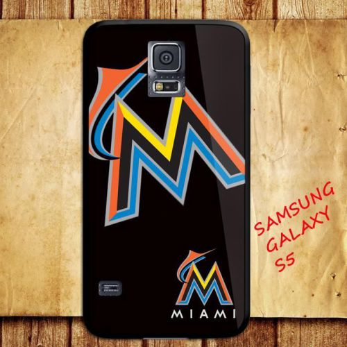iPhone and Samsung Galaxy - Miami Marlins Baseball Team Logo - Case