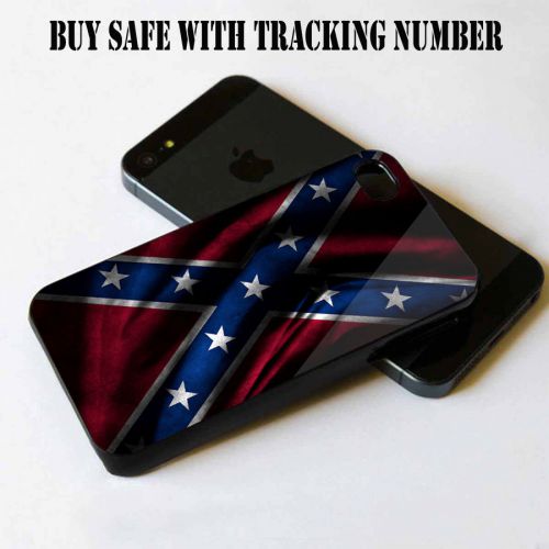 Confederate Flag  iPhone 4 4S 5 5S 5C S4 Black Case Cover
