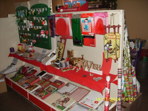 Complete Set of STORE FIXTURES From a Card, Candle and Gift Store