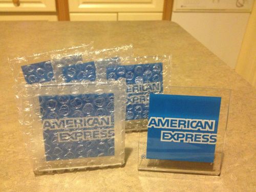 Ameican Express Counter Sign Lot Of 5