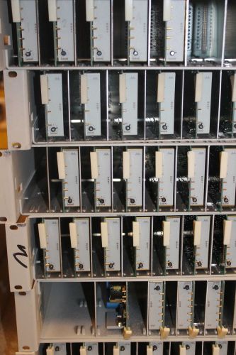 Lot of 6 Grass Valley Group  Video Distribution Racks /Loaded WITH Cards NICE