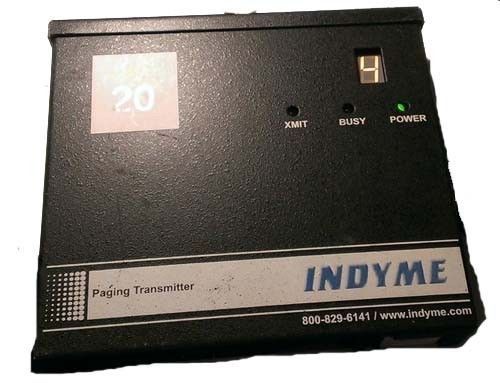 Indyme Paging Transmitter Security Alarm UHF Multi-Channel 230590-00 PT11
