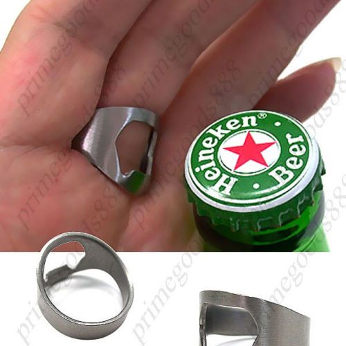 Alloy finger ring design bottle opener innovative accessories deal free shipping for sale