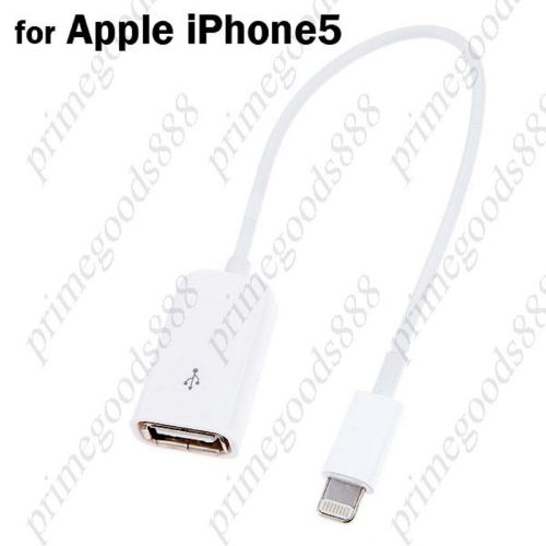 USB Female to 8 Pin Lightning Male Data Sync Charging Cable sale cheap discount