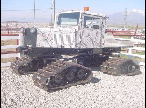 Monster tucker 1342 snow camo snowcat w/flatbed v8 318 5 speed perfect condition for sale