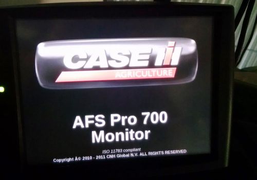 Case ih afs pro 700 and receiver for sale
