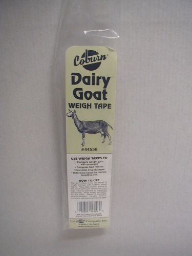 Dairy Goat Weigh Tape