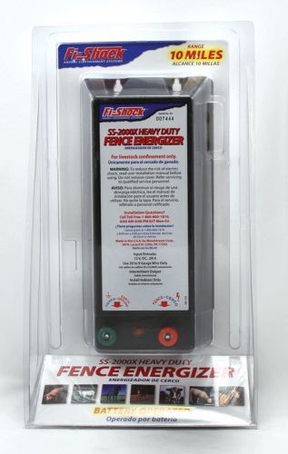 Fi-shock ss-2000x heavy duty dc fence charger for sale