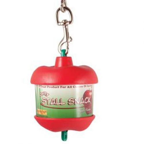 Jolly Stall Snack Holder Apple Shaped Equine Helps Boredom Relieves Stress
