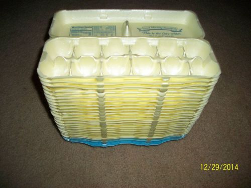 &#034;25&#034; Styrofoam Egg Cartons/22 Extra Large and 3 Large-holds a dozen eggs each