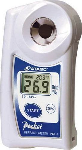 NEW Atago Digital Hand-held Pocket Refractometer PAL-1 Brix 0-53% :207