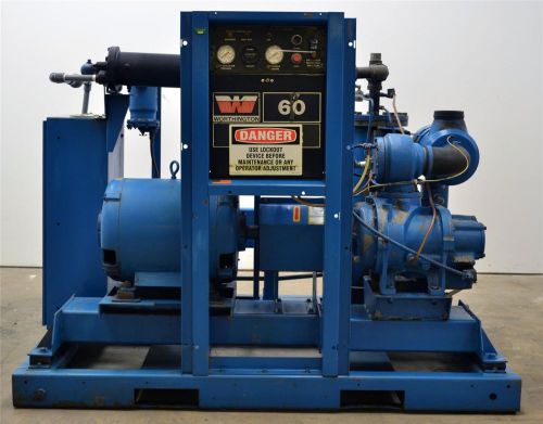 Worthington 60hp rotary screw air compressor for sale