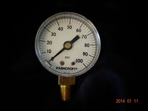 Ashcroft pressure gauge 20w 1005 h 02l 100#  2&#034; 662876000968 for sale