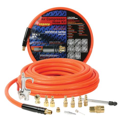 3/8&#034; x 50&#039; air compressor hose kit for sale