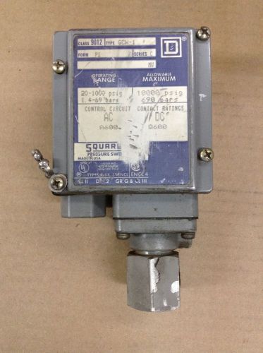 Pressure Switch Interruptor 9012 GCW-1 Square D  Series C $ 86.00