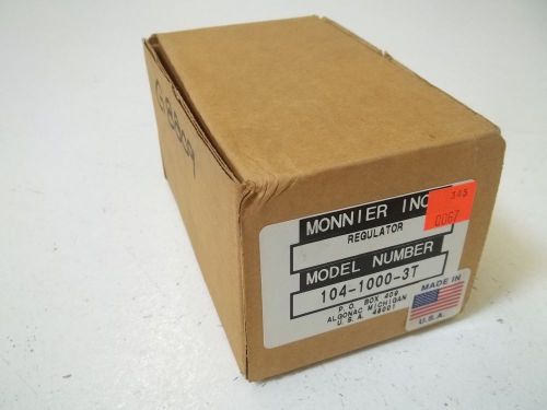MONNIER INC. 104-1000-3T REGULATOR WITH KEYS *NEW IN A BOX*