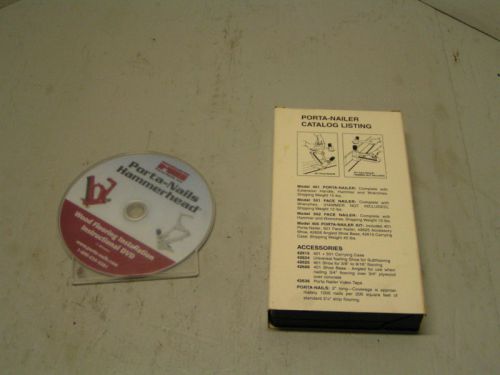 PORTA-NAIL VHS TAPE/DVD INFORMATIONAL &amp; INSTRUCTIONAL