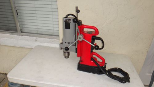 Milwaukee 3/4&#034;drill press motor w/ adjustable electromagnetic base 4262-1 / 4203 for sale