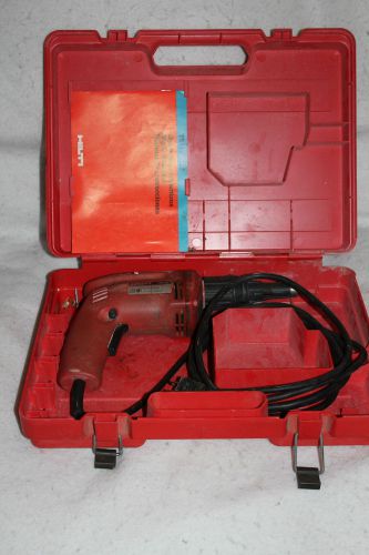 USED HILTI TS12 DRYWALL SCREW GUN c/w CASE