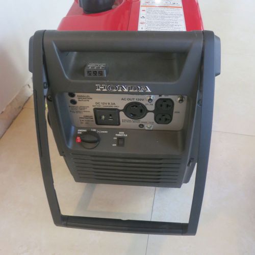 Damaged honda eu3000i handi portable generator super  quiet inverter new unused for sale