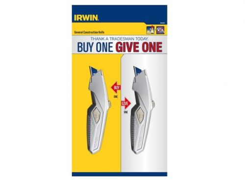 IRWIN General Contractor  Knife Handle NO BLADE Pack of 2 NEW