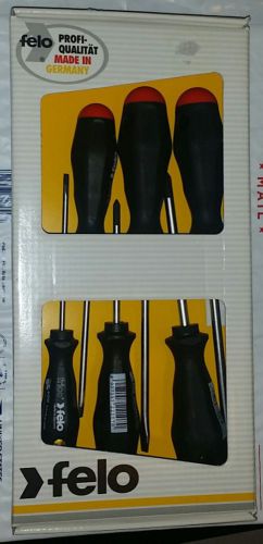 Felo Frico Screwdriver Set 500 961 18 502 4 Slotted 2 Phillips FREE SHIP IN USA
