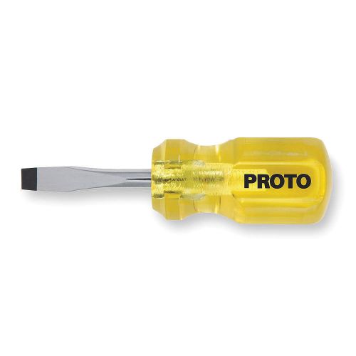 Slotted Screwdriver, 1/4 In Tip, 3 3/4 L J9652C