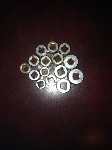 Fifteen (15) USED Snap-on 3/8 inch drive sockets (please see description)