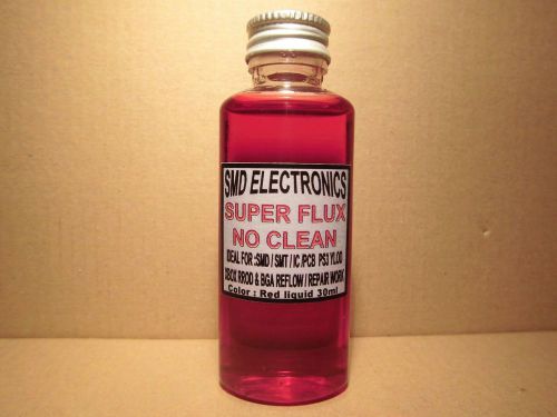 Super flux smd/smt/ic/bga /pcb red liquid no clean 30ml for sale