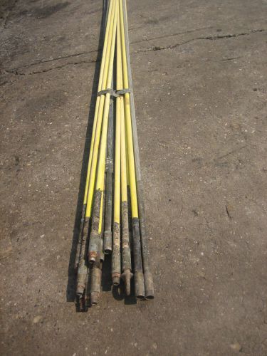 30 fiberglass 10 ft hand duct rods for sale