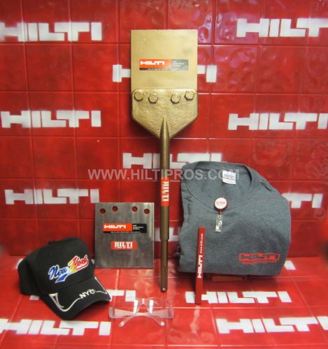 HILTI FLOOR SCRAPERS SDS-MAX, L@@K,FREE BLADE T-SHIRT,SAFETY GLASS,FAST SHIP