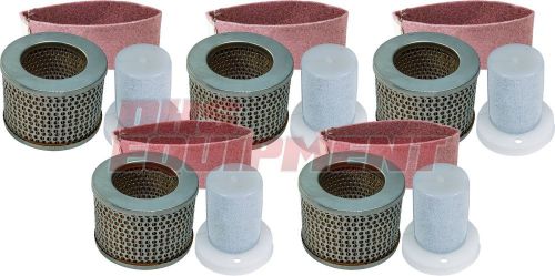 Stihl TS350 TS510 TS760 Non-OEM Old Style Air Filter Set 5 Pack - 4201-140-1801