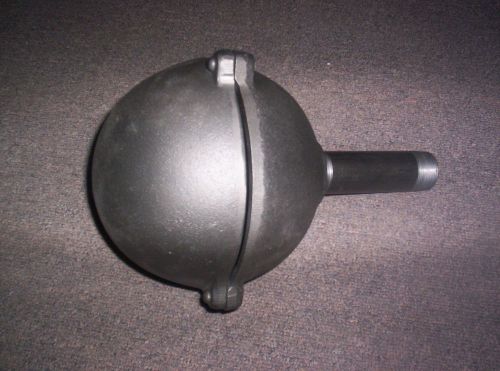 Nice waterloo gas engine co hit &amp; miss ball muffler 2 1/2 - 5 hp 1 1/4&#034;  w/ pipe for sale