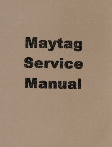 Maytag Gas Engine Model 72 Twin Service Manual Hit Miss Book parts list Cylinder