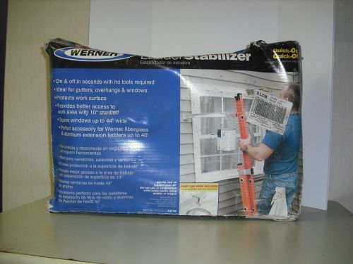 Werner aluminum ladder stabilizer for extension ladders (item #95493, model #ac7 for sale