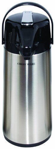 NEW Crestware 2.2-Liter Stainless Lined Airpot