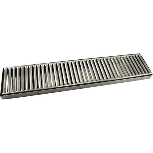 Countertop drip tray - 19&#034; - stainless steel - no drain - bar draft beer spill for sale